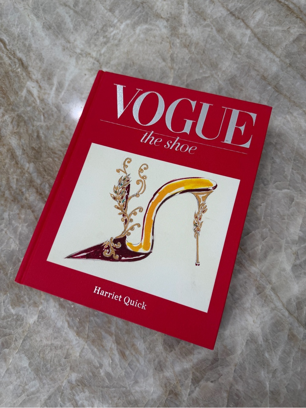 Vogue The Shoe Coffee Table Book - Red Cover with Gold Accents